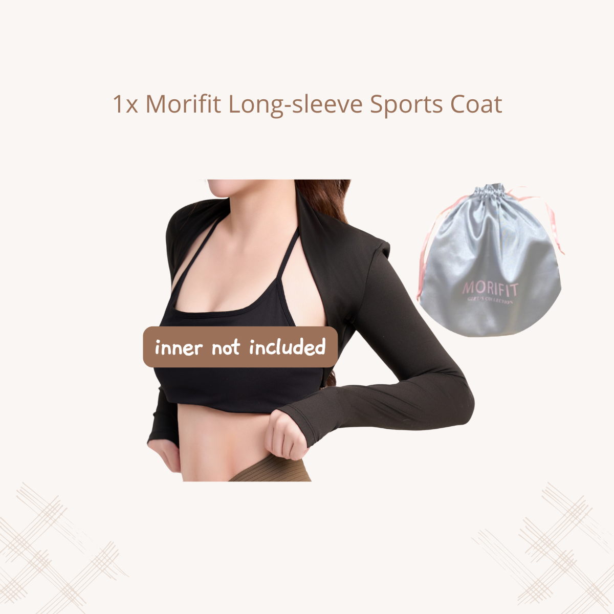 Morifit Bra Top/ Long-sleeve Sports Coat (Singapore)