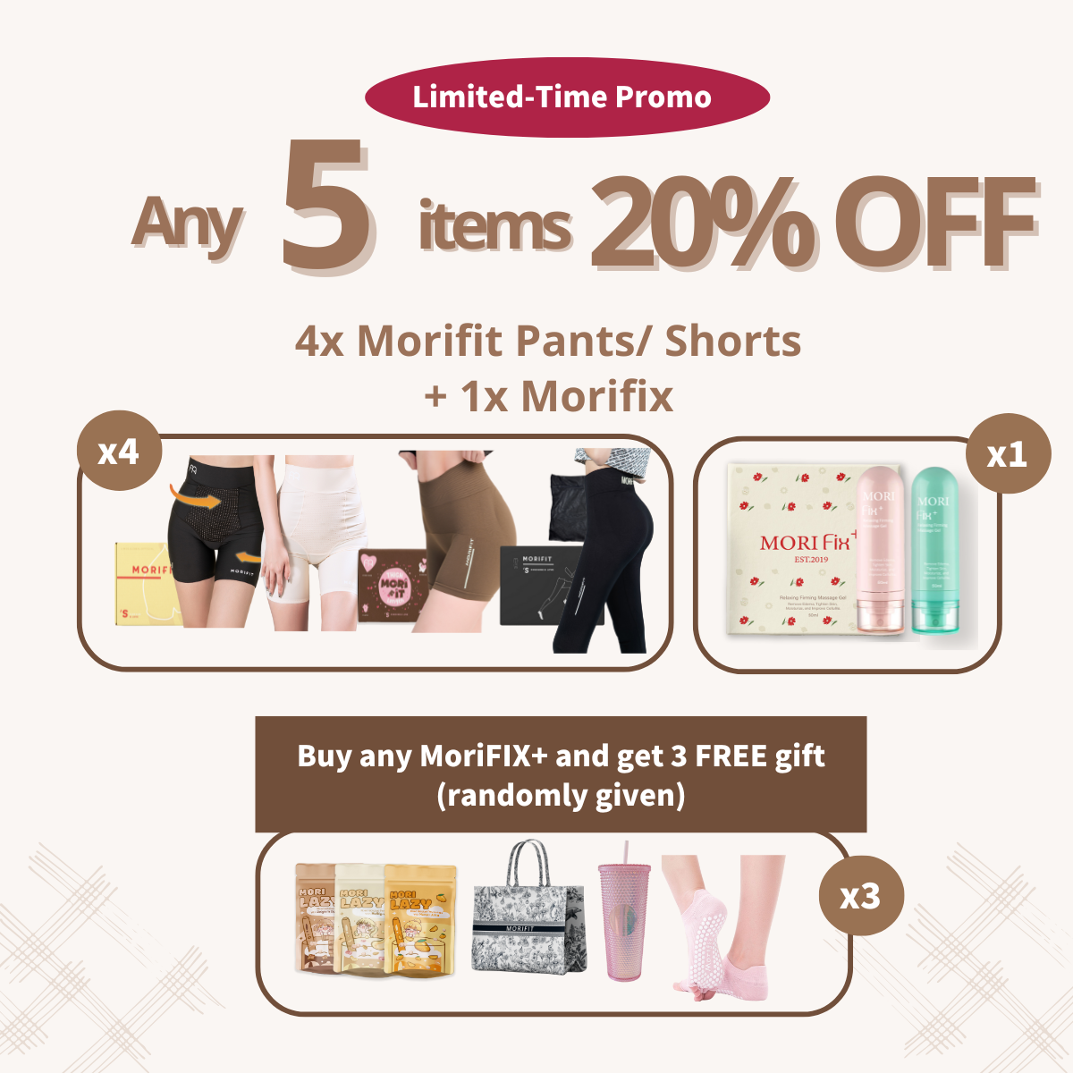 Morifit S Slimming Shorts (Singapore)