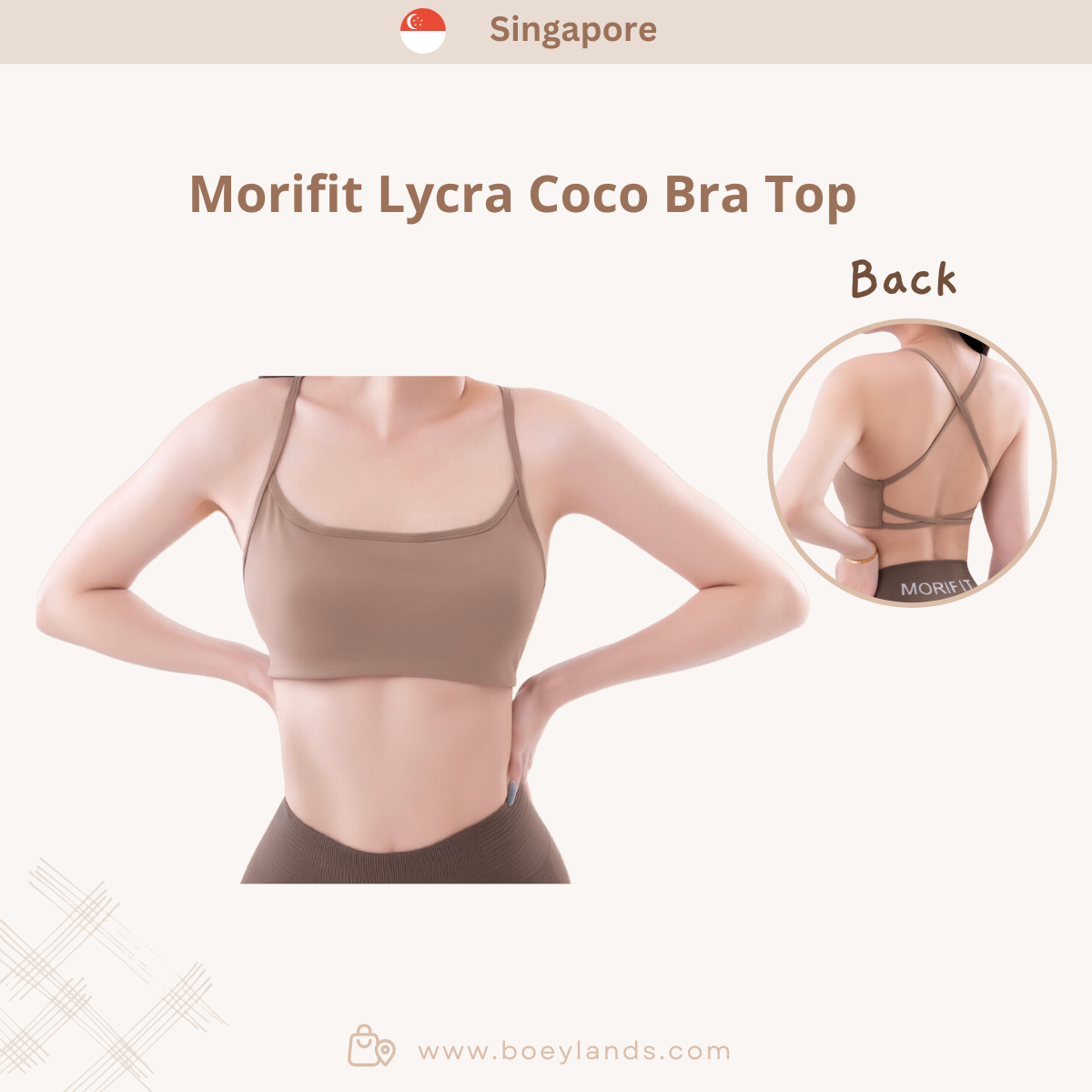 Morifit Bra Top/ Long-sleeve Sports Coat (Singapore)