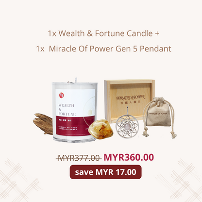 Sha Mirac Wealth & Fortune Candle (Malaysia)
