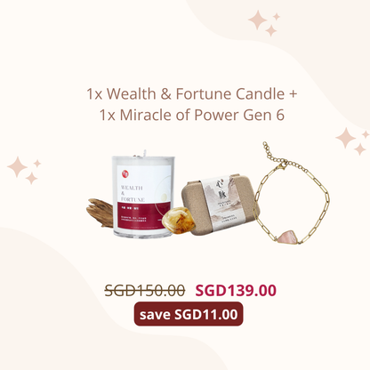 Sha Mirac Wealth & Fortune Candle (Singapore)