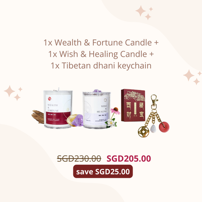 Sha Mirac Wealth & Fortune Candle (Singapore)