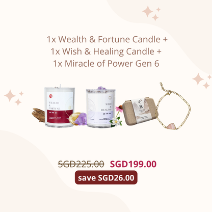 Sha Mirac Wealth & Fortune Candle (Singapore)