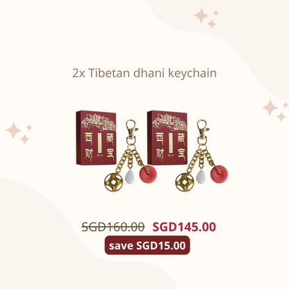 Sha Mirac Tibetan dhani keychain (Singapore)